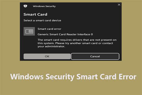 smart card service 610 windows 7|Windows Security Smart Card Error: 7 Ways to Fix it.